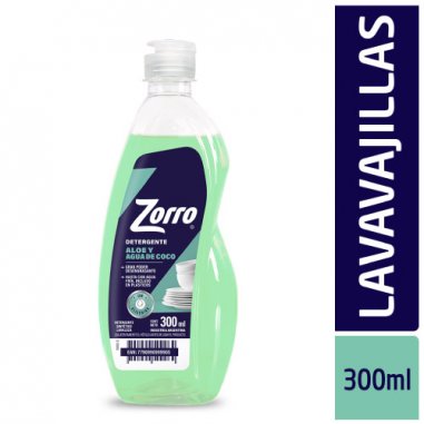 ZORRO Ultra Lavavajillas Aloe 300ml