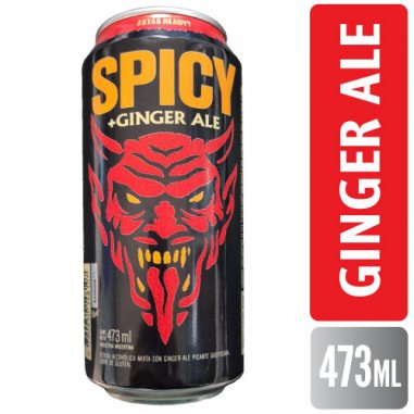 DR. LEMON Spicy Ginger Ale Lata 473ml