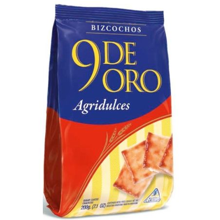 9 DE ORO Bizcocho Agridulce 200gr