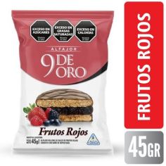 9 DE ORO Alfajor Frutos Rojos 45Gr