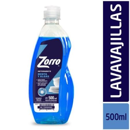 ZORRO Ultra Lavavajillas Menta 500ml