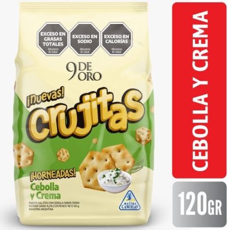 CRUJITAS Galletas Cebolla Y Crema 120G
